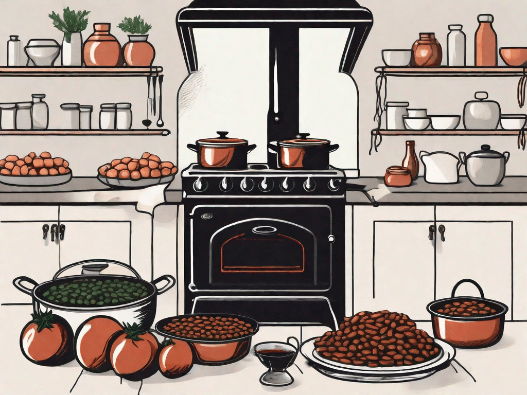 A traditional british kitchen setting