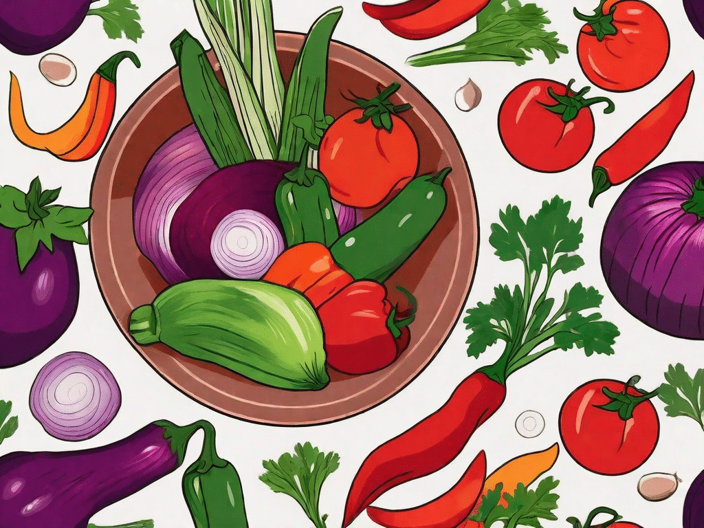 Fresh vegetables like tomatoes
