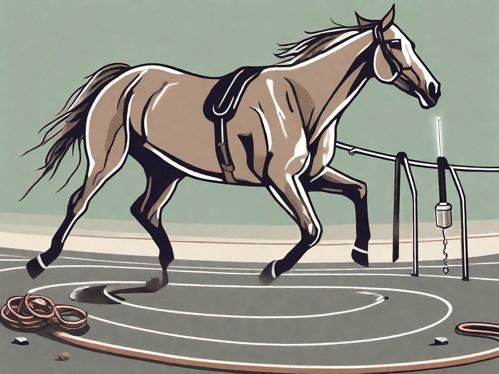 A racetrack with a broken horseshoe